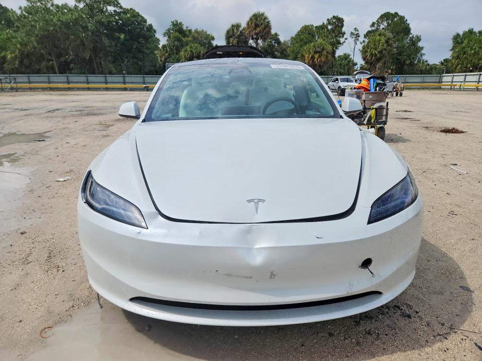 2024 Tesla VIN 5YJ3E1EB2RF810999 COPART salvage auction — REAR END, Fl - Cert Of Title Slvg Rebuildable, sold $11,500 on 2026-07-15 (photo 5)