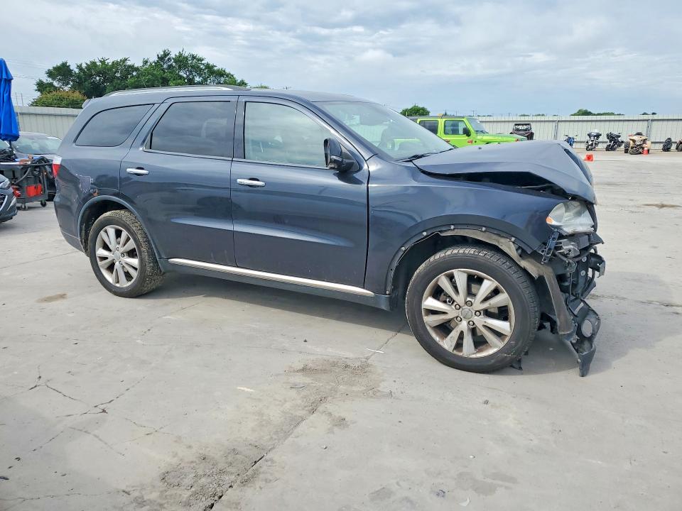 2013 Dodge Durango VIN 1C4RDHDG9DC508635 COPART salvage auction — FRONT END, Tx - Salvage Vehicle Title, sold $775 on 2026-07-02 (photo 4)