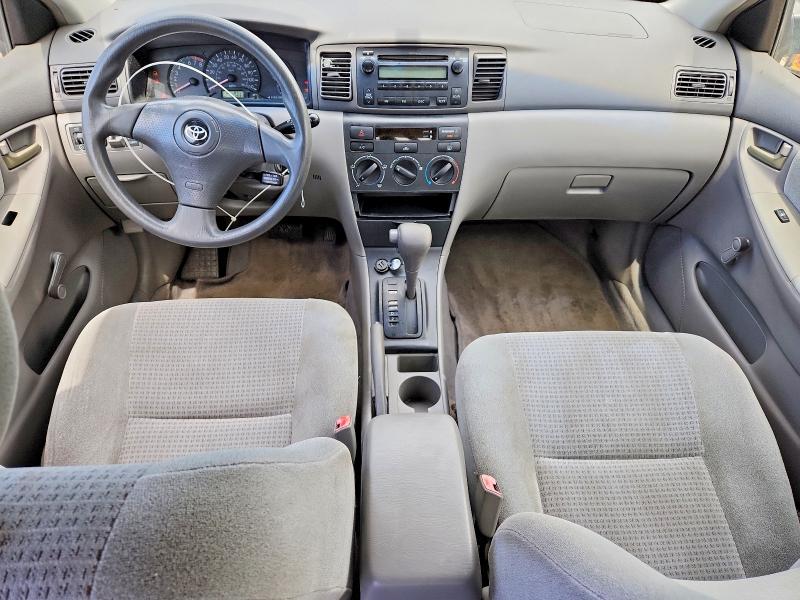 2005 Toyota Corolla VIN JTDBR32E652059705 COPART salvage auction — FRONT END, Or - Salvage Title Certificate, sold $125 on 2026-07-27 (photo 8)