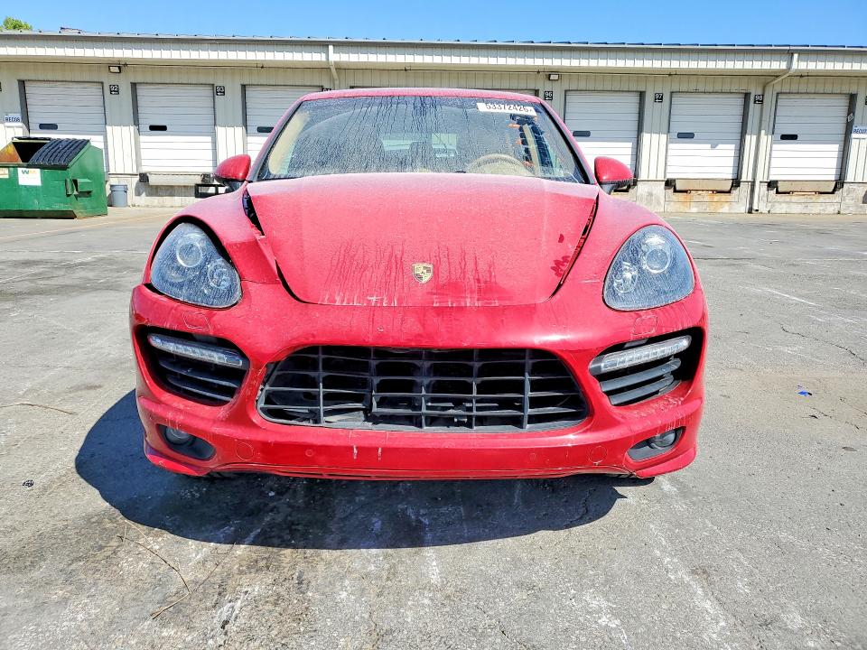 2013 Porsche Cayenne VIN WP1AD2A22DLA78545 COPART salvage auction — FRONT END, Ky - Cert Of Title-Salvage, sold $6,700 on 2026-07-13 (photo 5)