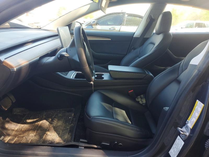 2021 Tesla Model 3 VIN 5YJ3E1EB0MF060107 COPART salvage auction — FRONT END, On - Permit Salvage, sold $8,600 on 2026-07-16 (photo 7)