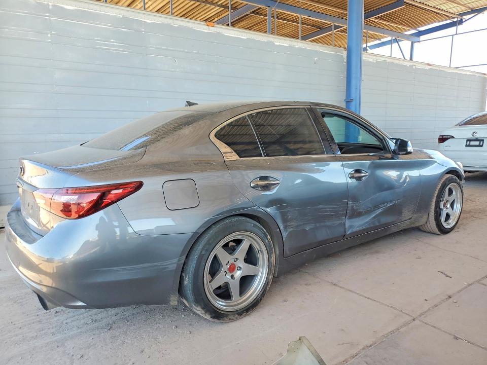 2018 Infiniti VIN JN1EV7AP2JM361688 COPART salvage auction — FRONT END, Az - Cert Of Title - Salvage, sold $3,050 on 2026-07-09 (photo 3)