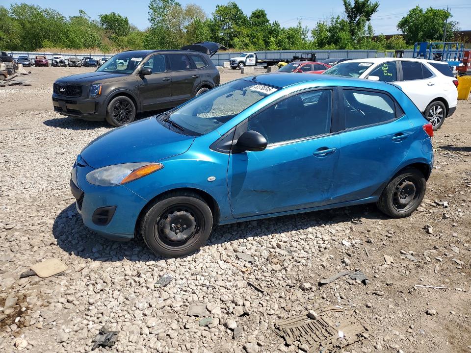 2012 Mazda 2 VIN JM1DE1KY6C0137234 — COPART salvage auction photo