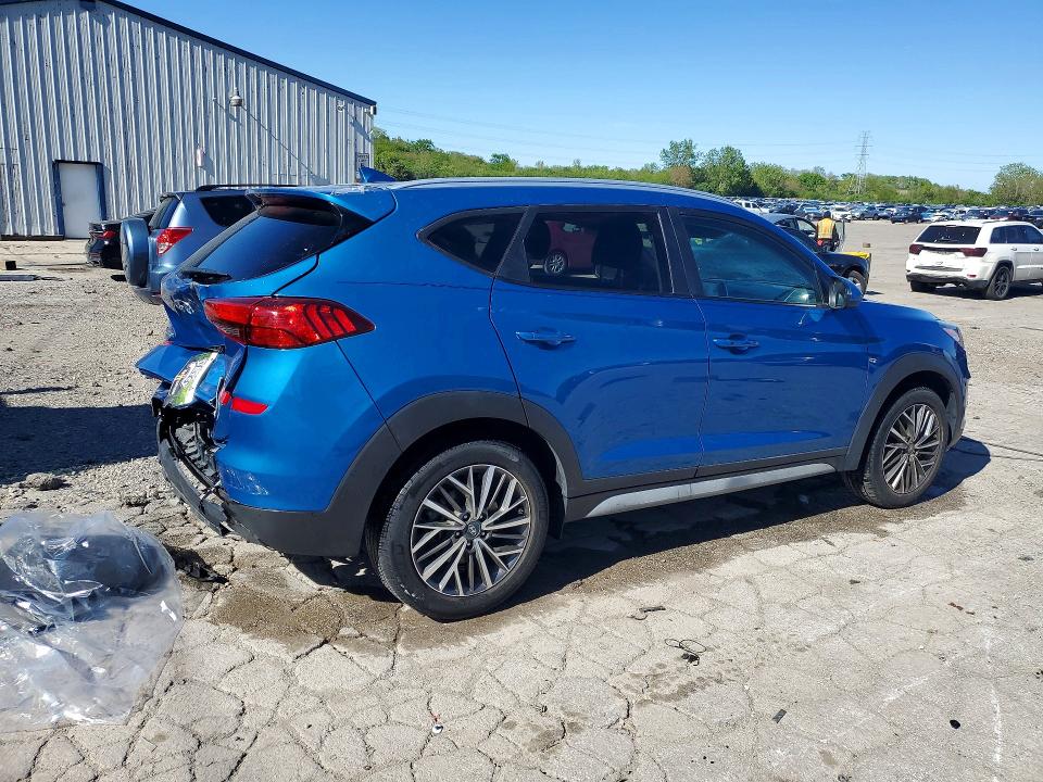 2019 Hyundai Tucson VIN KM8J33AL2KU901318 COPART salvage auction — REAR END, Il - Salvage Certificate, sold $3,950 on 2026-07-29 (photo 3)