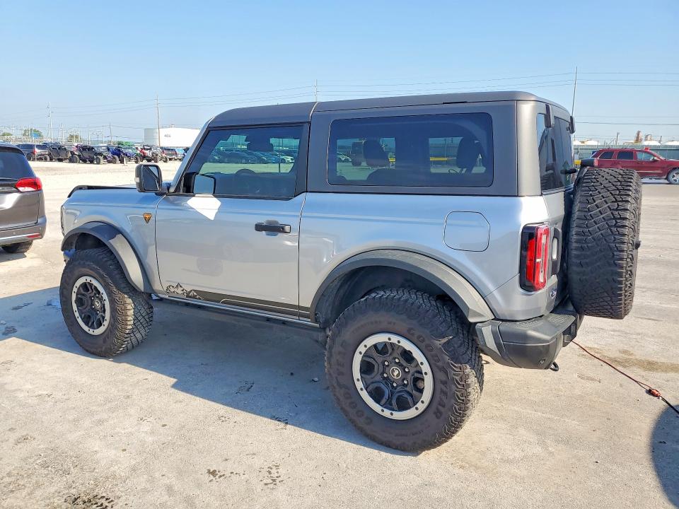 2023 Ford Bronco VIN 1FMDE5CP3PLB45188 COPART salvage auction — FRONT END, OK - CERT OF TITLE-SALVAGE, sold $12,200 on 2026-07-29 (photo 2)