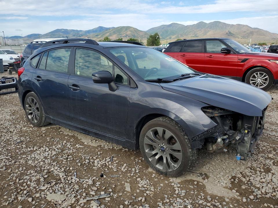 2015 Subaru Impreza VIN JF1GPAT61F8210297 COPART salvage auction — FRONT END, Ut - Salvage Certificate, sold $1,950 on 2026-07-28 (photo 4)