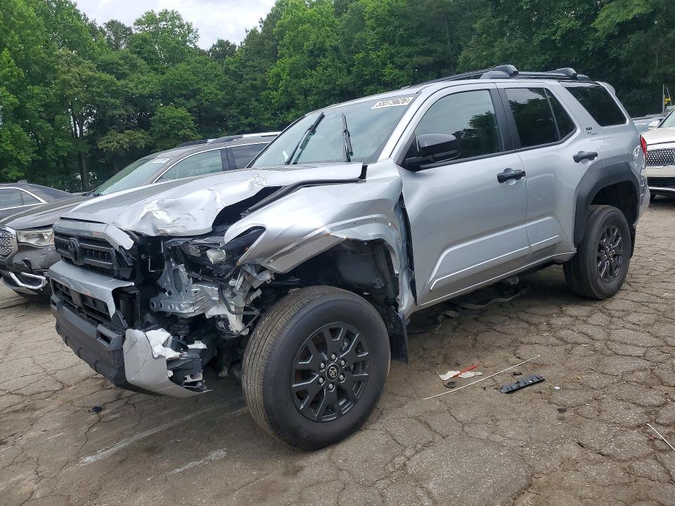 2025 Toyota 4runner VIN JTEVA5BR3S5006971 COPART salvage auction — FRONT END, Ct - Cert Of Title-Salvage (P), sold $29,500 on 2026-07-07 (photo 1)