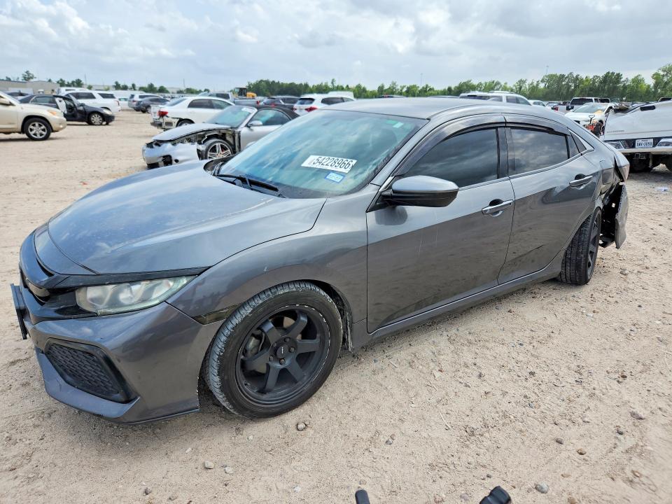 2017 Honda Civic VIN SHHFK7H20HU226229 COPART salvage auction — REAR END, Tx - Salvage Vehicle Title, sold $3,050 on 2026-07-21 (photo 1)