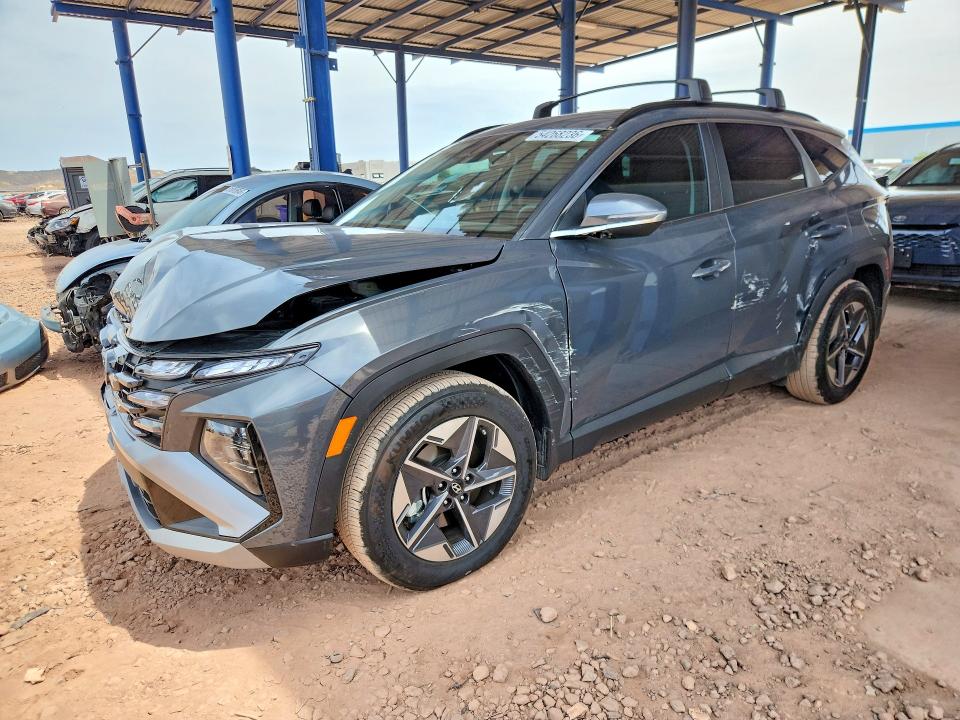 2025 Hyundai VIN 5NMJC3DE8SH597257 COPART salvage auction — FRONT END, Az - Cert Of Title - Salvage, sold $250 on 2026-07-30 (photo 1)