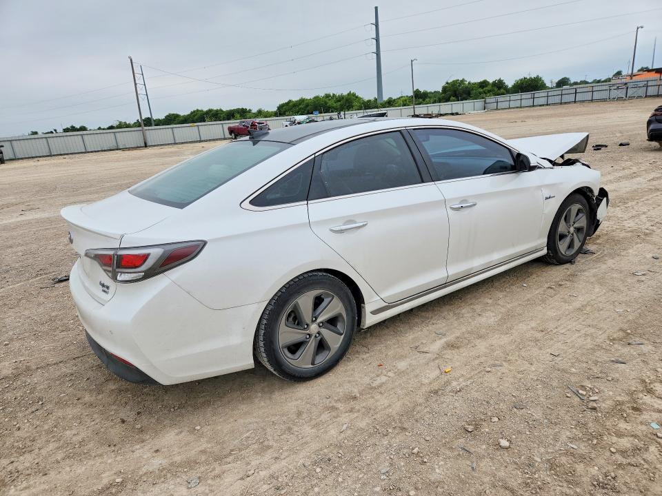 2016 Hyundai Sonata VIN KMHE34L10GA018037 COPART salvage auction — FRONT END, Tx - Salvage Vehicle Title, sold $1,100 on 2026-07-08 (photo 3)