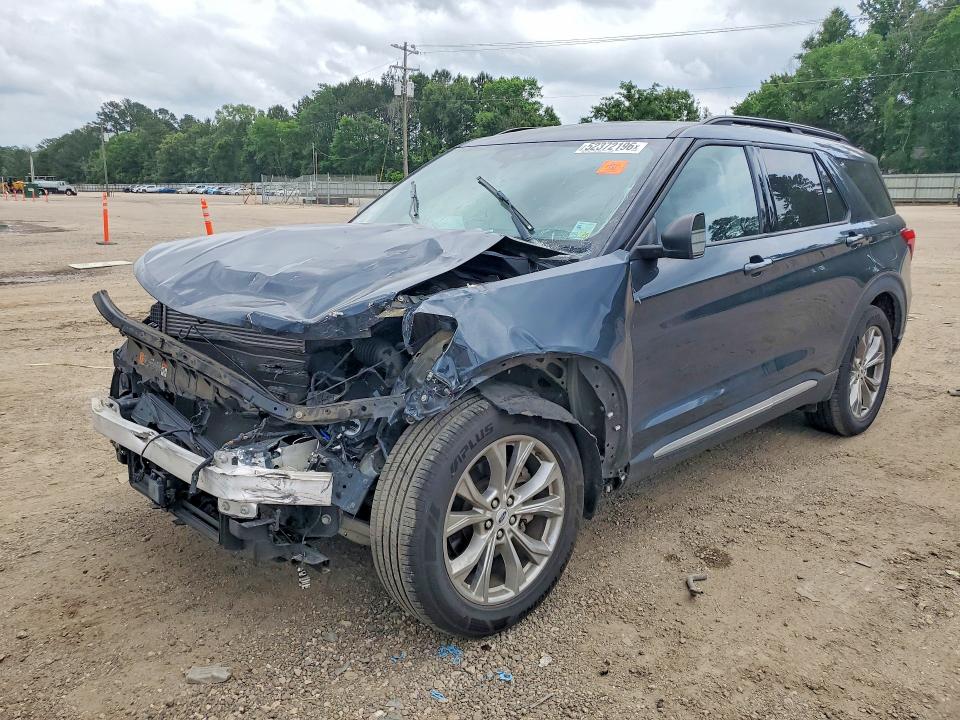 2022 Ford Explorer VIN 1FMSK7DH4NGC01390 COPART salvage auction — FRONT END, La - Cert Of Title-Salvage, sold $5,900 on 2026-07-02 (photo 1)