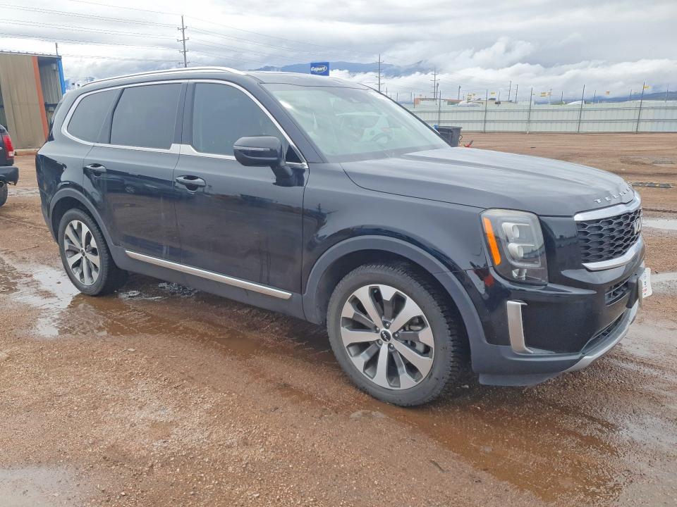 2022 Kia Telluride VIN 5XYP34HC6NG200751 COPART salvage auction — HAIL, Co - Certificate Of Title, sold $275 on 2026-07-13 (photo 4)