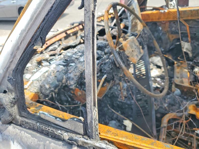 1994 Toyota VIN JT4VN13D1R5148105 COPART salvage auction — BURN, Or - Salvage Title Certificate, sold $325 on 2026-07-08 (photo 9)