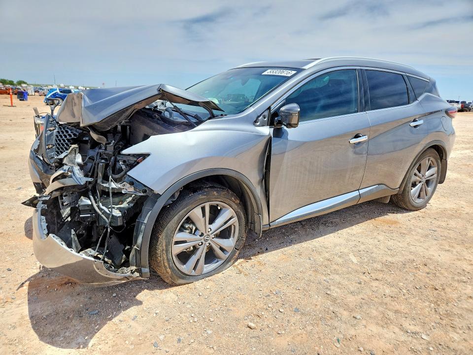 2024 Nissan Murano VIN 5N1AZ2DJ1RC112449 COPART salvage auction — FRONT END, Tx - Salvage Vehicle Title, sold $4,150 on 2026-07-29 (photo 1)