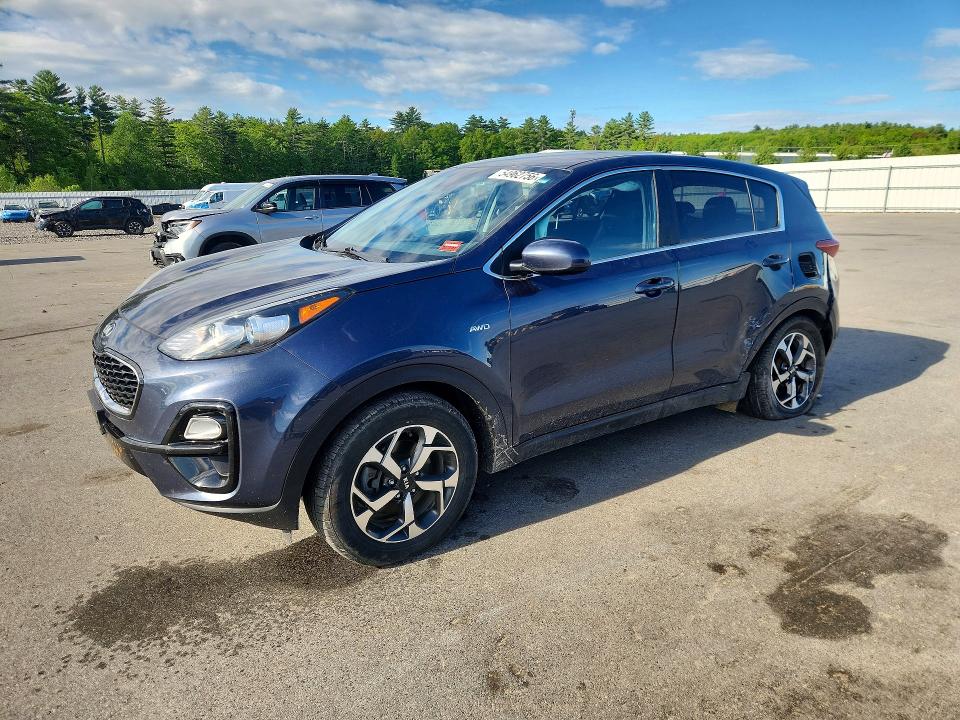 2022 Kia Sportage VIN KNDPMCAC7N7023822 COPART salvage auction — SIDE, Me - Cert Of Title-Salvage Collisio, sold $4,300 on 2026-07-06 (photo 1)