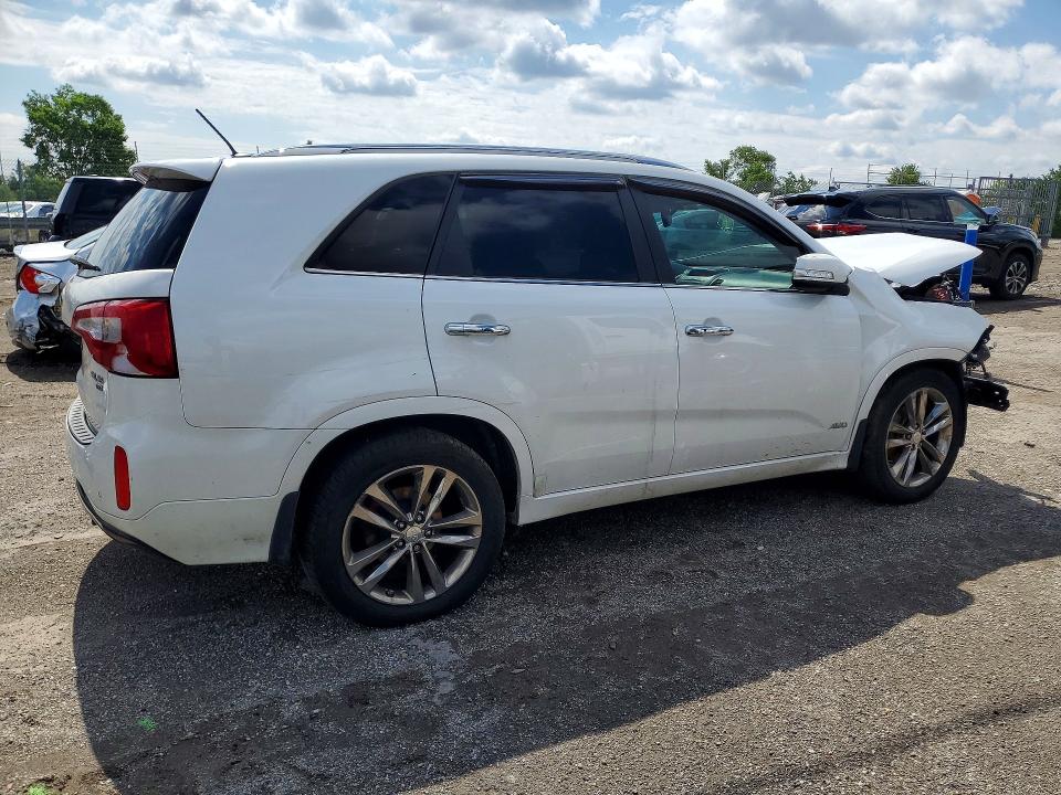 2014 Kia VIN 5XYKWDA73EG459454 COPART salvage auction — FRONT END, Md - Cert Of Salvage > 75% Damage, sold $400 on 2026-07-23 (photo 3)
