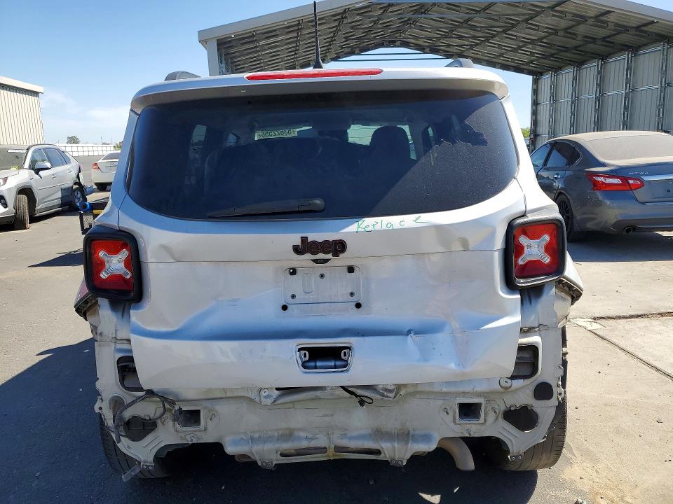 2020 Jeep VIN ZACNJABBXLPL71878 COPART salvage auction — REAR END, Ca - Salvage Certificate, sold $3,150 on 2026-07-09 (photo 6)