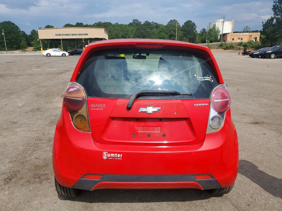 2014 Chevrolet Spark VIN KL8CD6S95EC456557 COPART salvage auction — SIDE, Sc - Cert Of Title-Salvage, sold $800 on 2026-07-10 (photo 6)