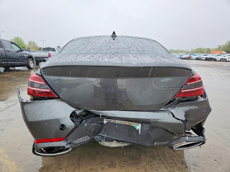 2023 Genesis G70 VIN KMTG54TE6PU114975 COPART salvage auction — REAR END, CO - PUBLIC - SALVAGE TITLE, sold $10,700 on 2026-07-06 (photo 6)