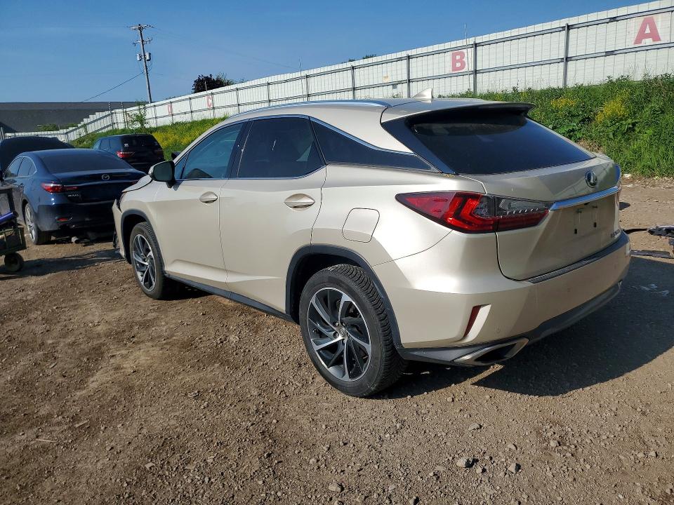2017 Lexus Rx VIN 2T2BZMCA4HC110377 COPART salvage auction — FRONT END, Mi - Certificate Of Title, sold $7,200 on 2026-07-29 (photo 2)