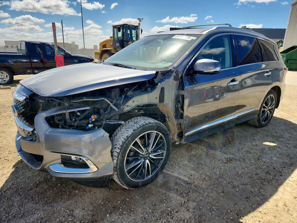 2019 Infiniti Qx60 VIN 5N1DL0MM3KC555740 COPART salvage auction — FRONT END, AB - BOS - SALVAGE, sold $2,900 on 2026-07-02 (photo 1)