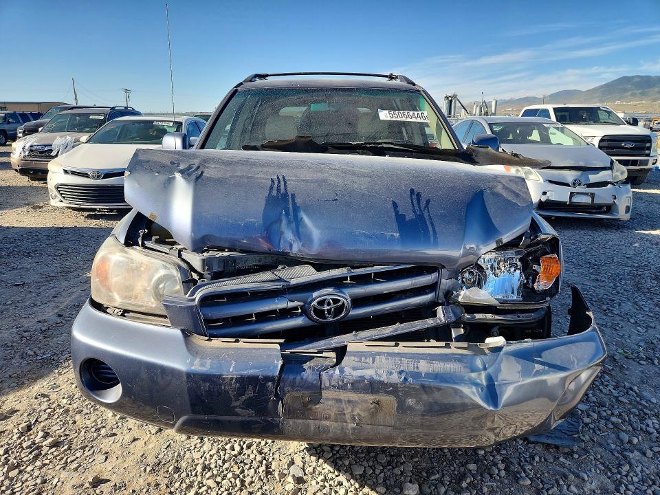 2004 Toyota Highlander VIN JTEDP21A040035445 COPART salvage auction — FRONT END, Ut - Salvage Certificate, sold $1,250 on 2026-07-31 (photo 5)