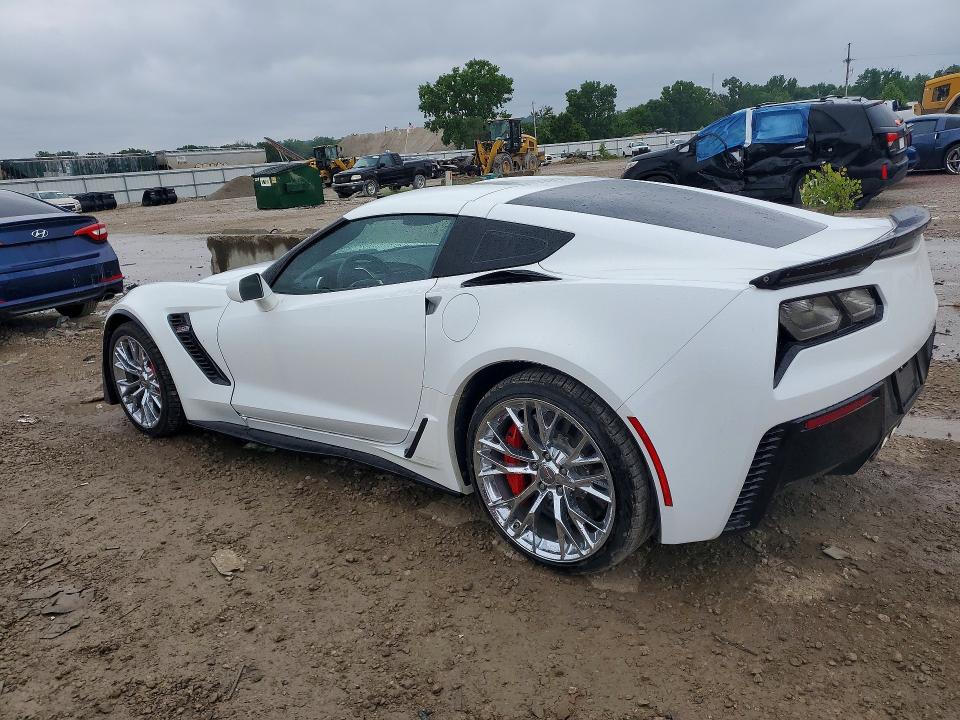 2016 Chevrolet Corvette VIN 1G1YU2D65G5604506 COPART salvage auction — VANDALISM, Mi - Certificate Of Title, sold $31,000 on 2026-07-21 (photo 2)