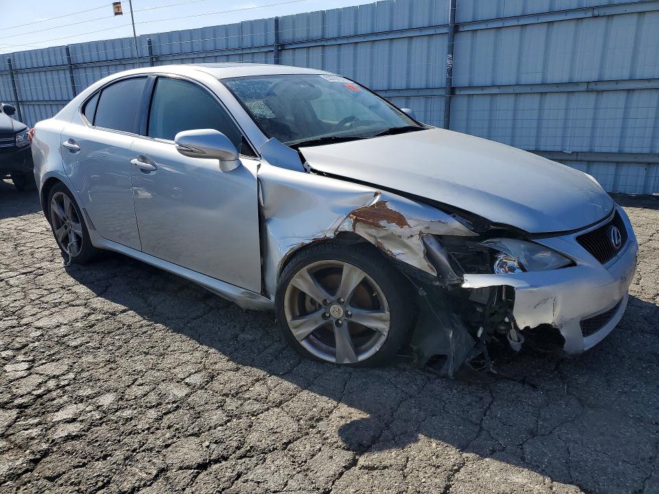 2011 Lexus Is 250 VIN JTHBF5C22B2101838 COPART salvage auction — FRONT END, Oh - Dis/Dlr/Exp Only Clean Title, sold $1,350 on 2026-07-02 (photo 4)