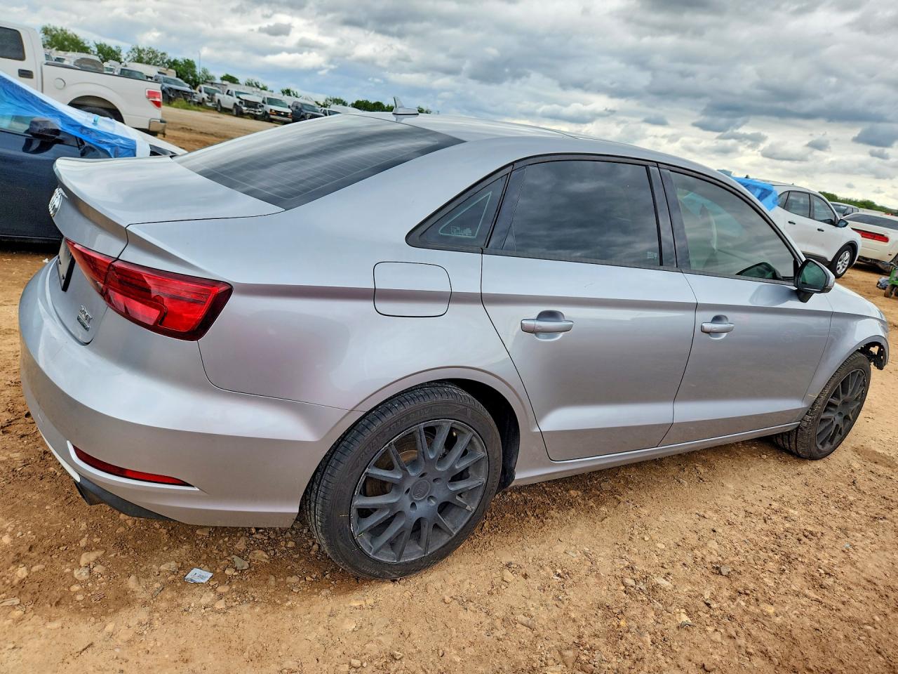 2018 Audi A3 VIN WAUB8GFF4J1066081 COPART salvage auction — Front End, TX - SALVAGE VEHICLE TITLE, sold $5,100 on 2026-07-09 (photo 3)