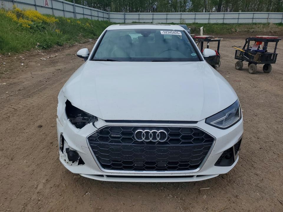 2020 Audi A4 VIN WAUDNAF40LN012933 COPART salvage auction — FRONT END, Mi - Certificate Of Title, sold $6,900 on 2026-07-22 (photo 5)