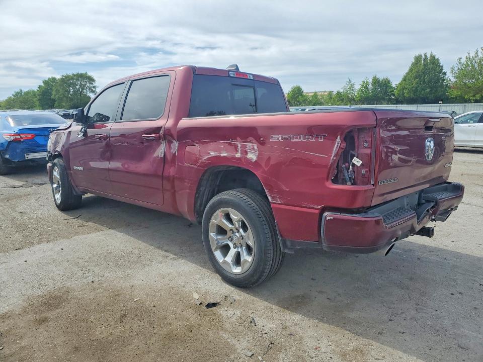 2022 Ram 1500 VIN 1C6SRFFT4NN380660 COPART salvage auction — FRONT END, In - Cert Of Title-Salvage Title, sold $7,300 on 2026-07-27 (photo 2)