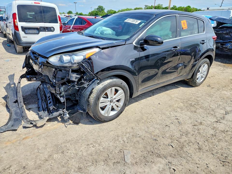 2018 Kia VIN KNDPMCAC5J7422321 COPART salvage auction — FRONT END, In - Cert Of Title-Salvage Title, sold $1,750 on 2026-07-21 (photo 1)