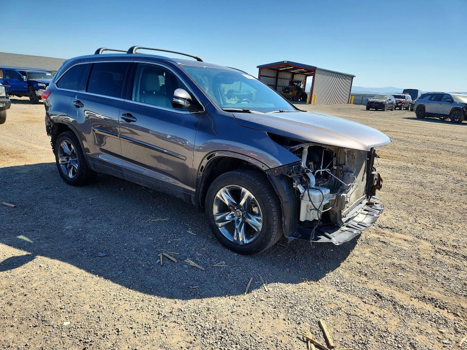 2019 Toyota Highlander VIN 5TDDZRFH1KS931860 COPART salvage auction — FRONT END, Mt - Salvage Certificate Of A Vehic, sold $200 on 2026-07-28 (photo 4)