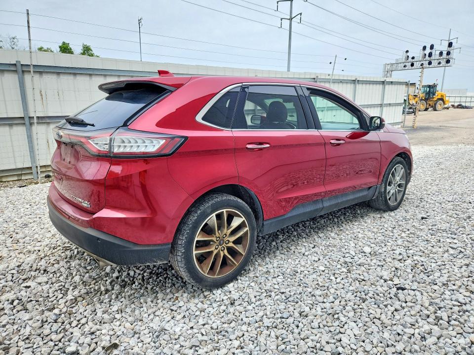 2016 Ford Edge VIN 2FMPK4K97GBB18580 COPART salvage auction — FRONT END, Wv - Certificate Of Title, sold $2,550 on 2026-07-02 (photo 3)