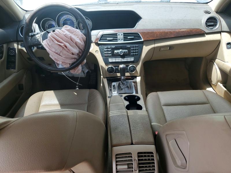 2013 Mercedes-benz C-klasse VIN WDDGF8AB6DG120609 COPART salvage auction — FRONT END, Fl - Cert Of Title Slvg Rebuildable, sold $1,650 on 2026-07-10 (photo 8)