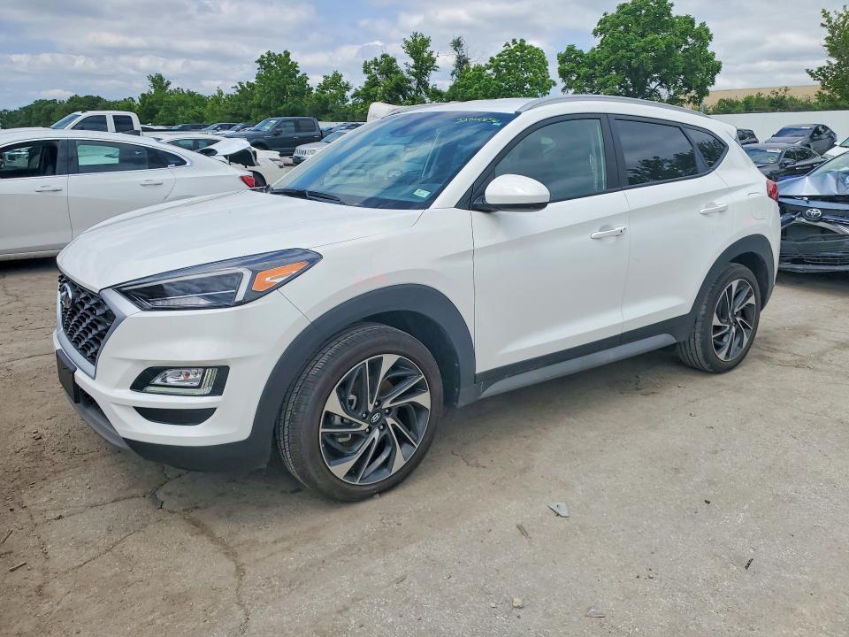 2020 Hyundai Tucson VIN KM8J3CAL5LU183569 COPART salvage auction — FRONT END, Mo - Salvage Certificate Of Title, sold $8,400 on 2026-07-28 (photo 1)