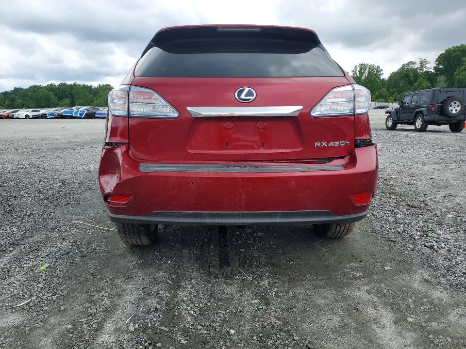 2011 Lexus Rx VIN JTJBC1BA1B2035243 COPART salvage auction — FRONT END, Sc - Cert Of Title-Salvage, sold $2,399 on 2026-07-29 (photo 6)