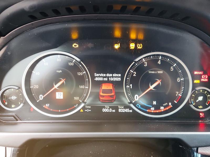 2019 BMW X6 VIN 5UXKU0C59K0S97436 COPART salvage auction — FRONT END, Tx - Certificate Of Title, sold $12,600 on 2026-07-30 (photo 9)