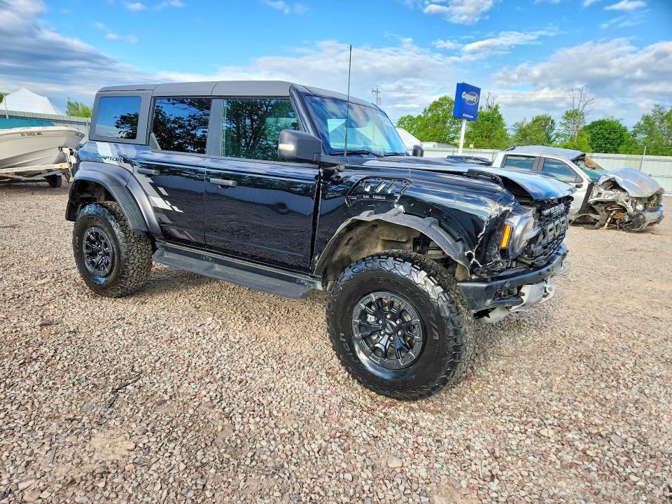 2023 Ford Bronco VIN 1FMEE5JR3PLB78054 COPART salvage auction — Front End, NY - MV-907A SALVAGE CERTIFICATE, sold $44,500 on 2026-06-29 (photo 4)