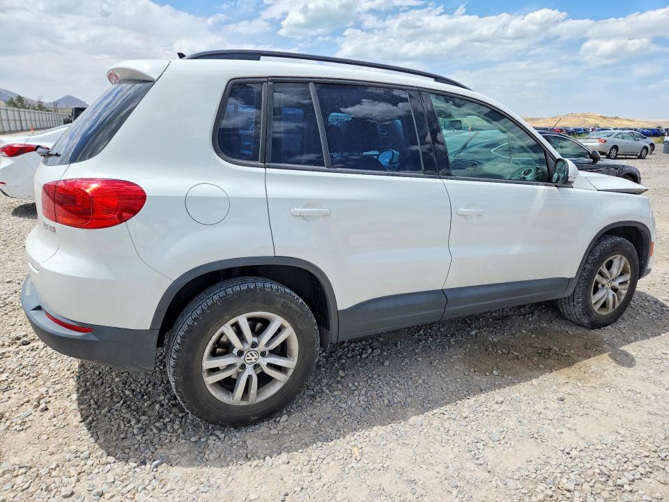 2015 Volkswagen Tiguan VIN WVGAV7AX1FW615605 COPART salvage auction — FRONT END, Ut - Salvage Certificate, sold $1,200 on 2026-07-10 (photo 3)
