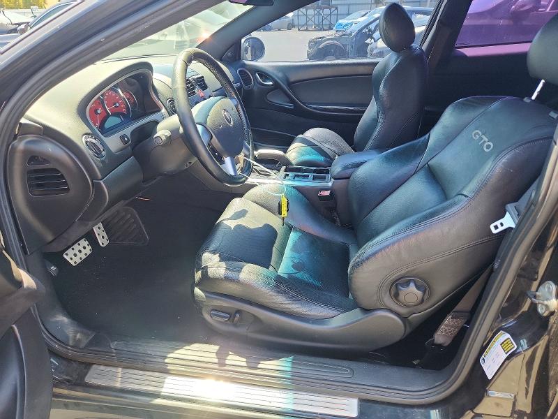 2005 Pontiac Gto VIN 6G2VX12U05L354489 COPART salvage auction — REAR END, Id - Salvage Certificate Of Title, sold $4,000 on 2026-07-20 (photo 7)