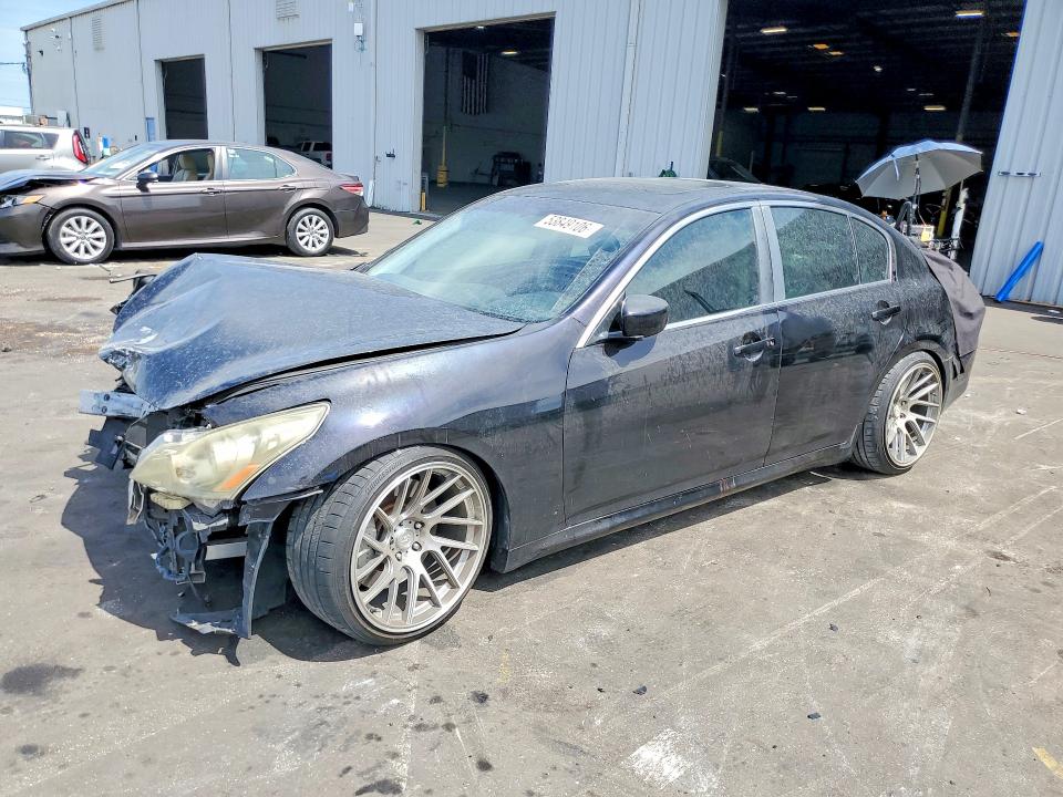 2012 Infiniti G VIN JN1CV6AP3CM620953 COPART salvage auction — FRONT END, Fl - Certificate Of Destruction, sold $1,300 on 2026-07-06 (photo 1)