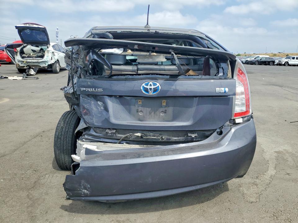 2013 Toyota VIN JTDKN3DU5D1676520 COPART salvage auction — REAR END, Ca - Salvage Certificate, sold $1,150 on 2026-07-13 (photo 6)