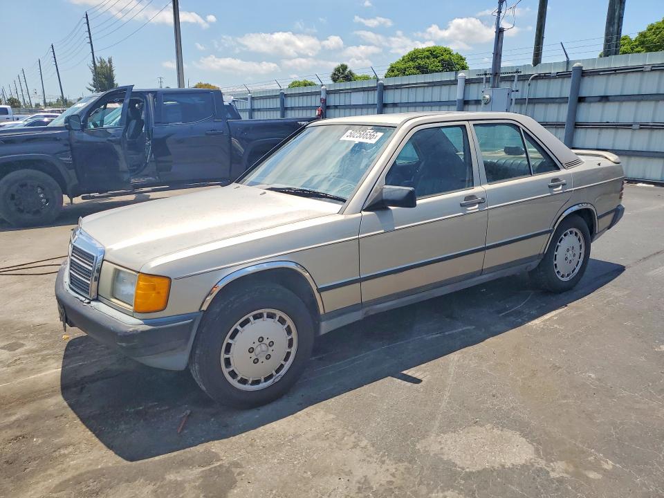 1988 Mercedes-benz 190 VIN WDBDA28D6JF409683 COPART salvage auction — MECHANICAL, Ca - Certificate Of Title, sold $1,750 on 2026-07-08 (photo 1)