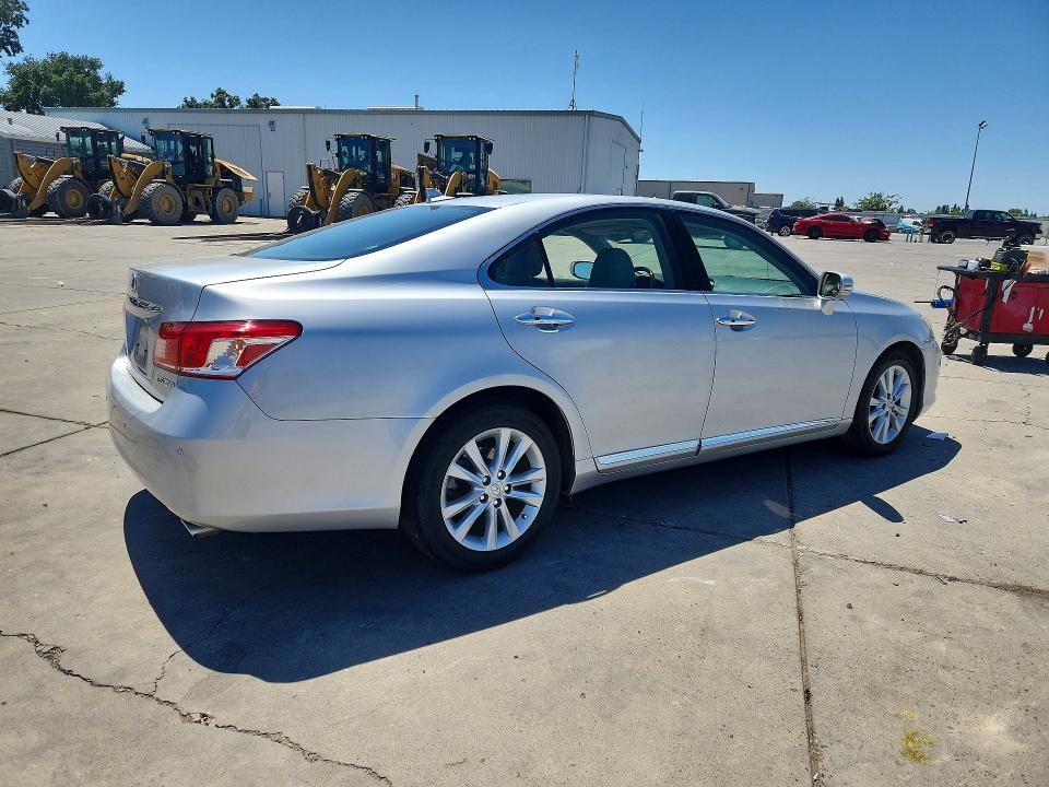 2011 Lexus ES VIN JTHBK1EG3B2461262 COPART salvage auction — FRONT END, Ca - Salvage Certificate, sold $1,300 on 2026-07-27 (photo 3)