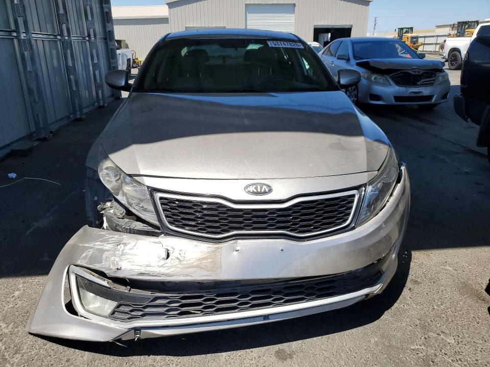 2014 Kia Optima VIN 5XXGN4A74EG320219 COPART salvage auction — FRONT END, Ca - Salvage Certificate, sold $1,100 on 2026-07-16 (photo 5)