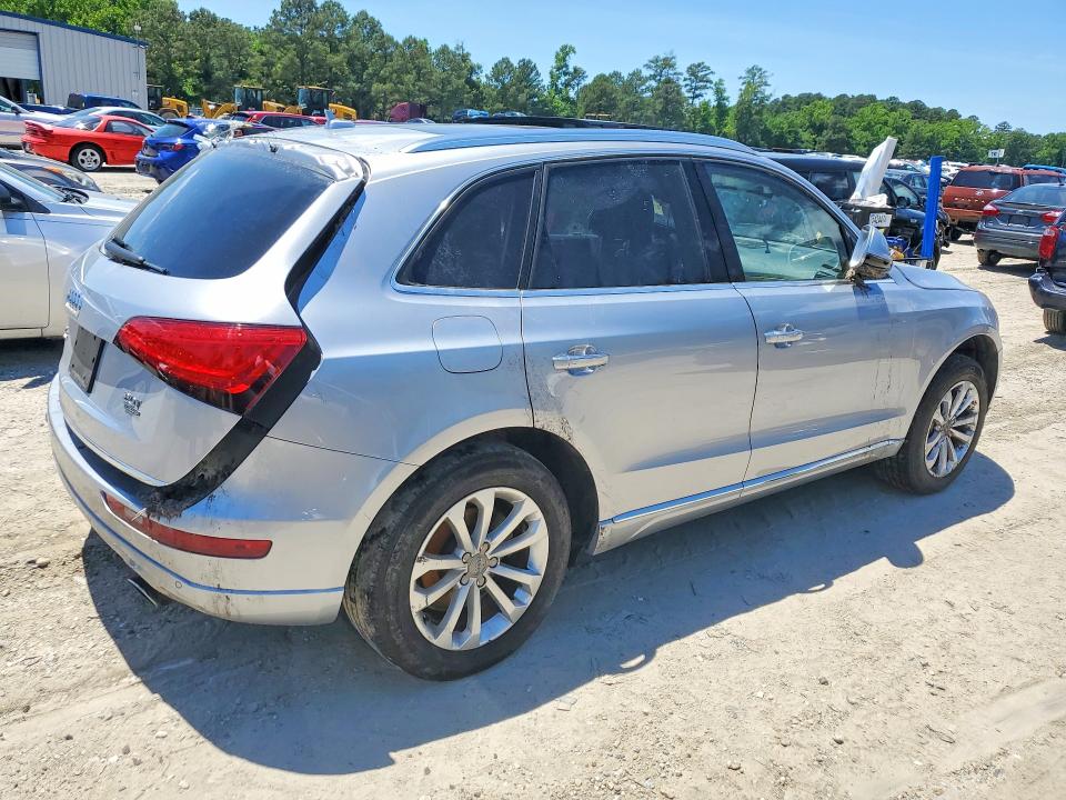 2016 Audi Q5 VIN WA1L2AFP7GA012632 COPART salvage auction — WATER/FLOOD, Nc - Salvage Certificate Of Title, sold $100 on 2026-07-28 (photo 3)