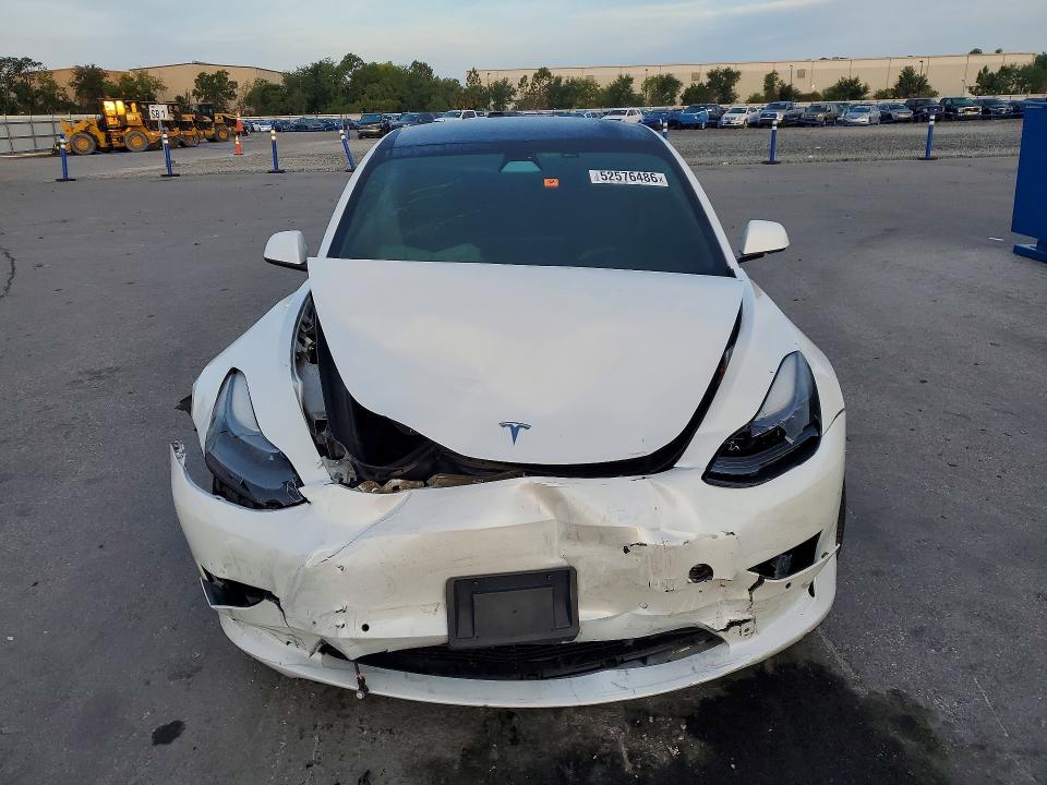 2021 Tesla Model 3 VIN 5YJ3E1EC6MF044809 COPART salvage auction — FRONT END, Fl - Certificate Of Destruction, sold $3,700 on 2026-07-23 (photo 5)