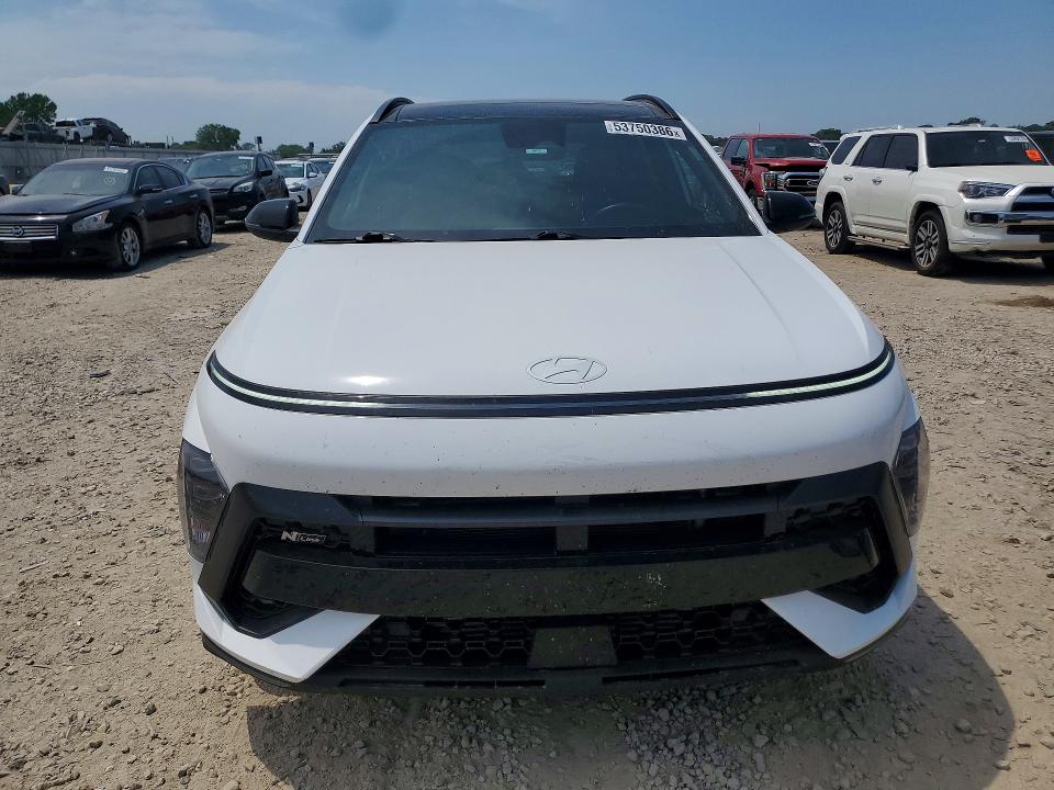 2024 Hyundai Kona VIN KM8HACA33RU155606 COPART salvage auction — REAR END, Ks - Cert Of Title-Salvage, sold $8,100 on 2026-07-14 (photo 5)