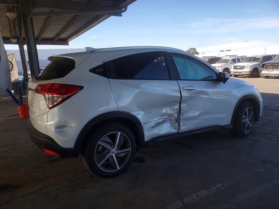 2022 Honda Hr-v VIN 3CZRU5H5XNM731834 COPART salvage auction — SIDE, Ca - Salvage Certificate, sold $7,100 on 2026-07-30 (photo 3)